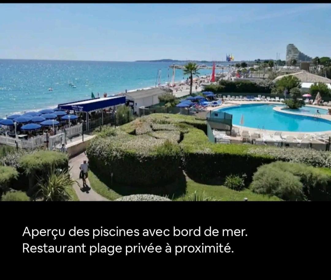 Charmant Studio Villeneuve-Loubet Bagian luar foto