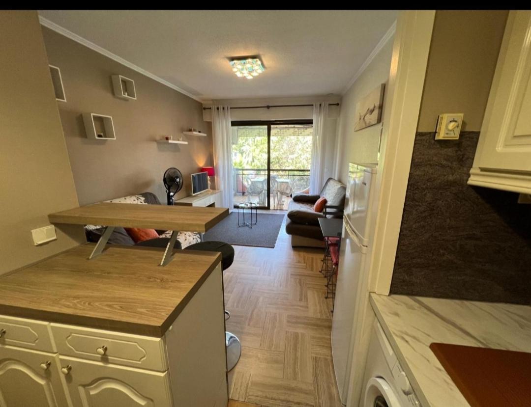 Charmant Studio Villeneuve-Loubet Bagian luar foto