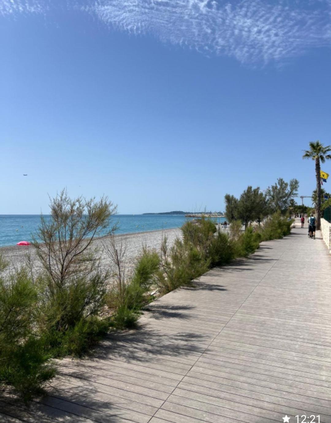 Charmant Studio Villeneuve-Loubet Bagian luar foto